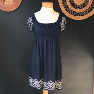 🌺One Clothing brand blue off the shoulder dress